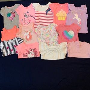 Lot of 13 Toddler Shirts Size 3T